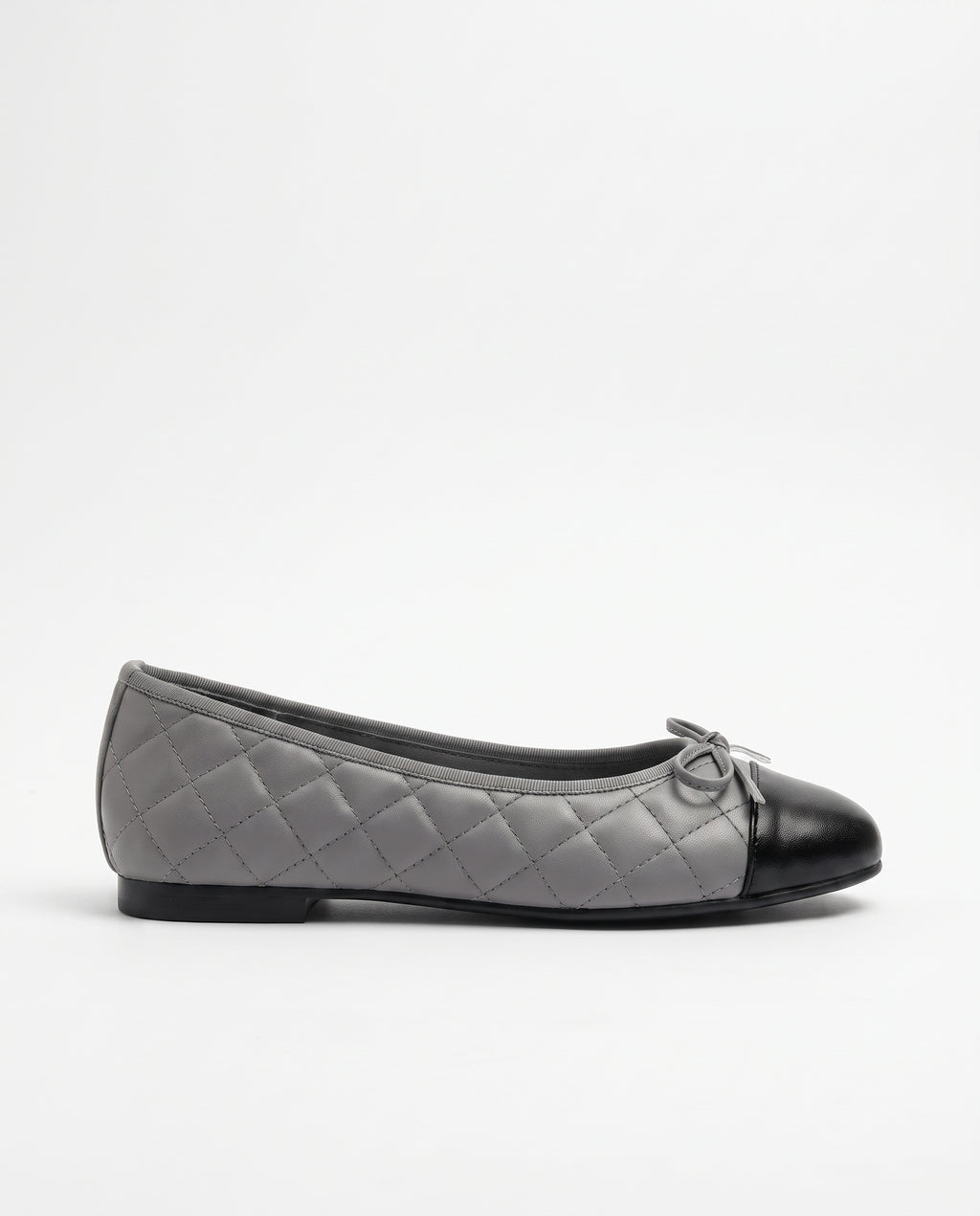 Aveline | Women's Quilted Bow Faux Fur Flat Shoes