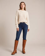 Reine | Women's Round-Toe Low Block-Heel Riding Boots