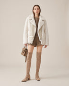 Constance | Women's Suede Over-the-Knee Low Block-Heel Boots