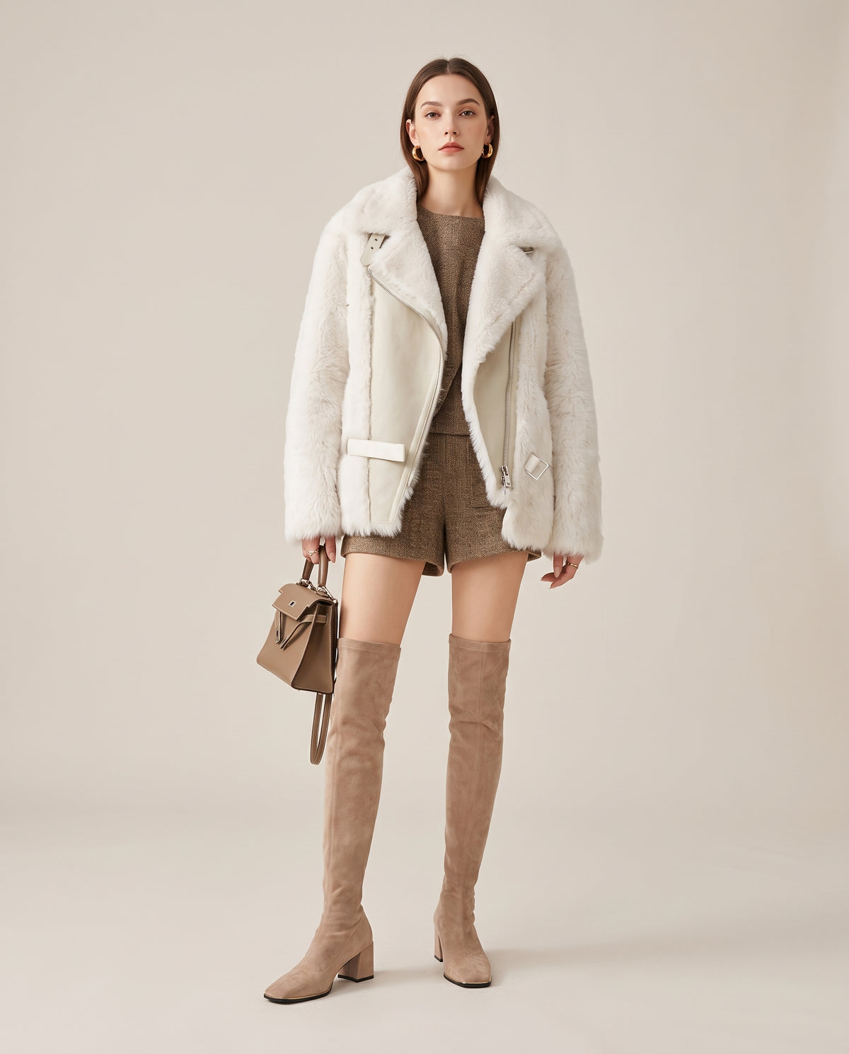 Constance | Women's Suede Over-the-Knee Low Block-Heel Boots