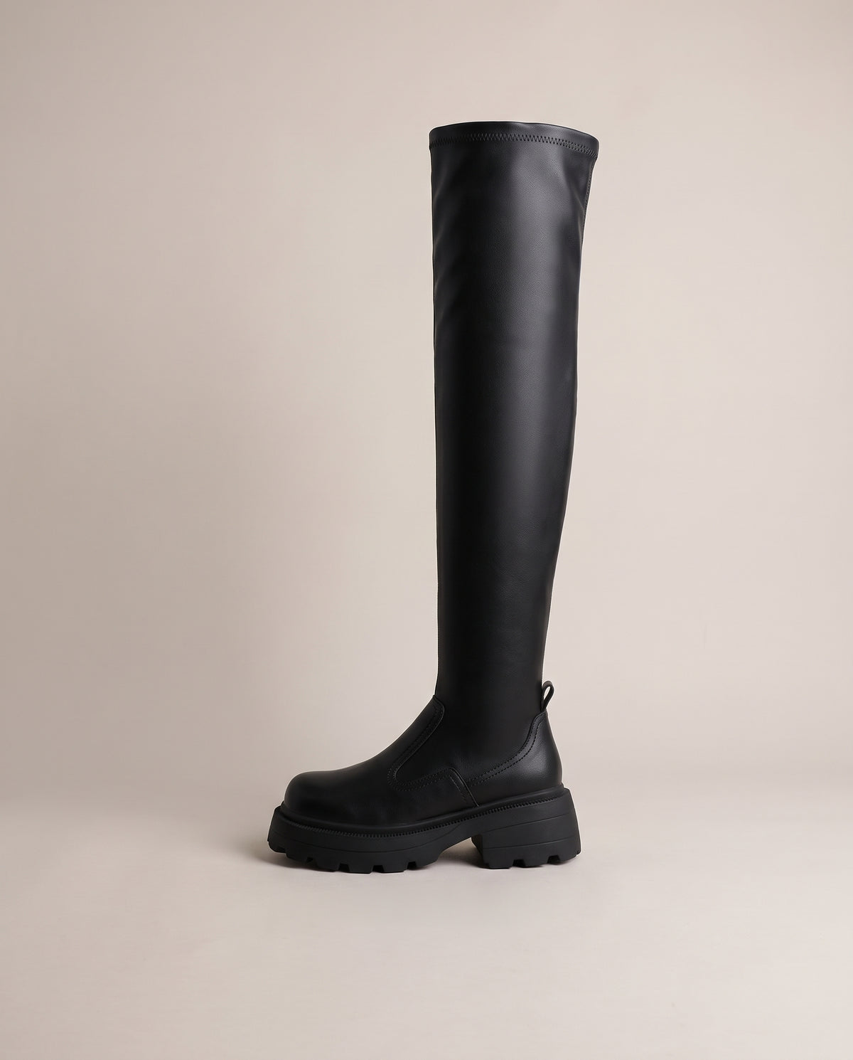 Reine | Women's Stretch Over-the-Knee Platform Chunky-Heel Boots