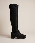 Constance | Women's Suede Over-the-Knee Low Block-Heel Boots