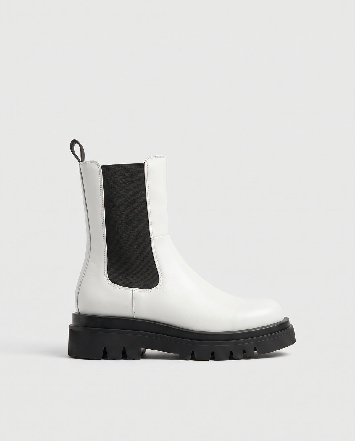 Reine | Women's Faux Leather Platform Combat Boots Pull-On Boots