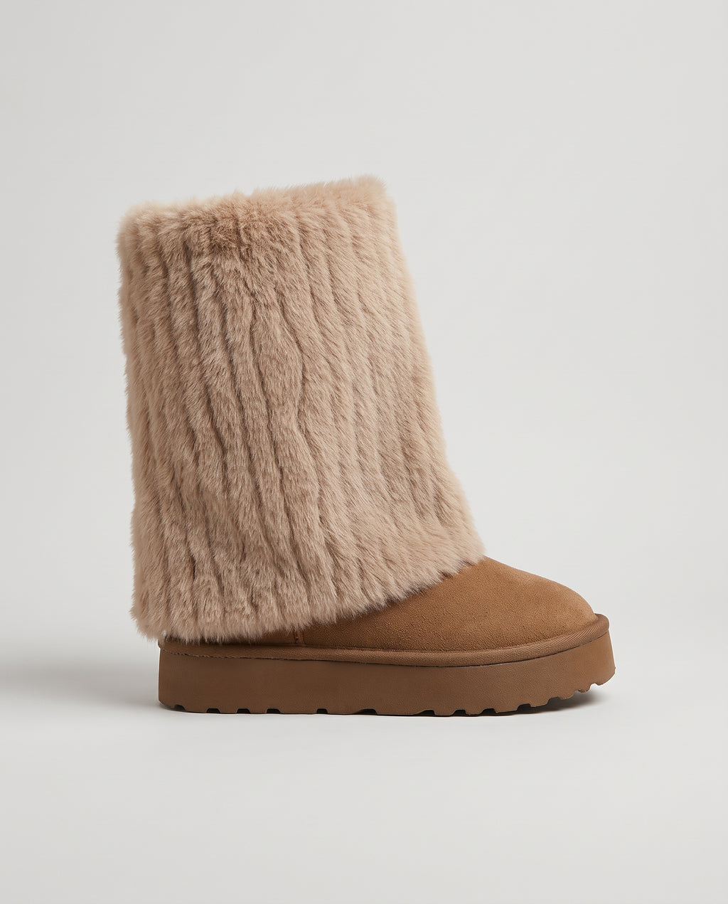 Séraphine | Women's Mid-Calf Snow Boots Faux Fur-Lined Winter Boots
