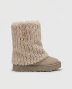 Séraphine | Women's Mid-Calf Snow Boots Faux Fur-Lined Winter Boots