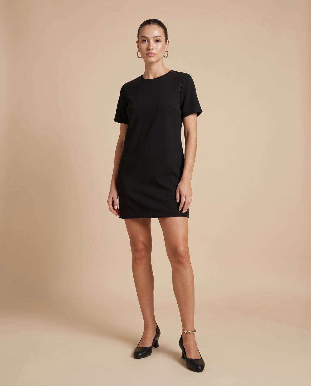 Aveline | Women's Faux Leather Block Heel Pumps Mid-Heel Dress Shoes