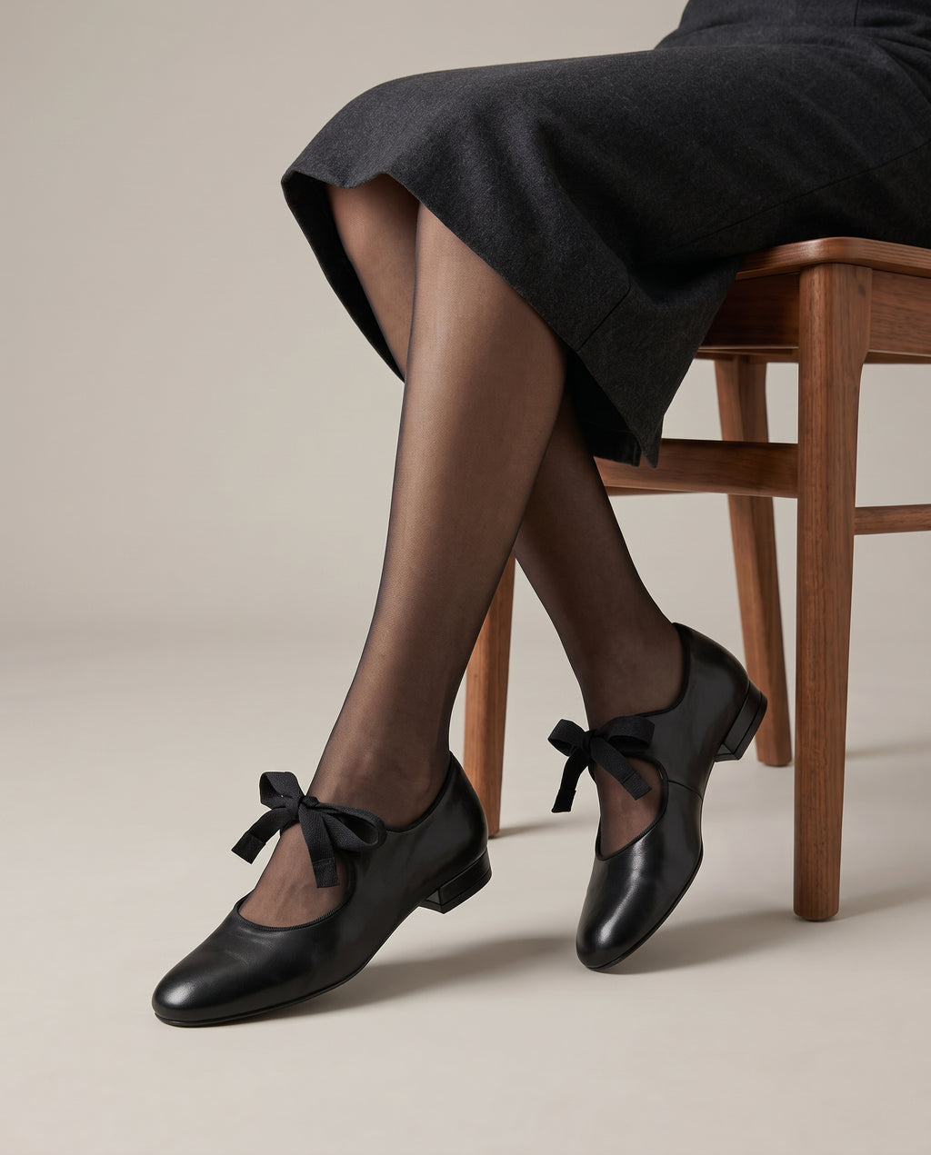 Constance | Women's Leather Ankle Boots Chunky-Heel Round-Toe Booties