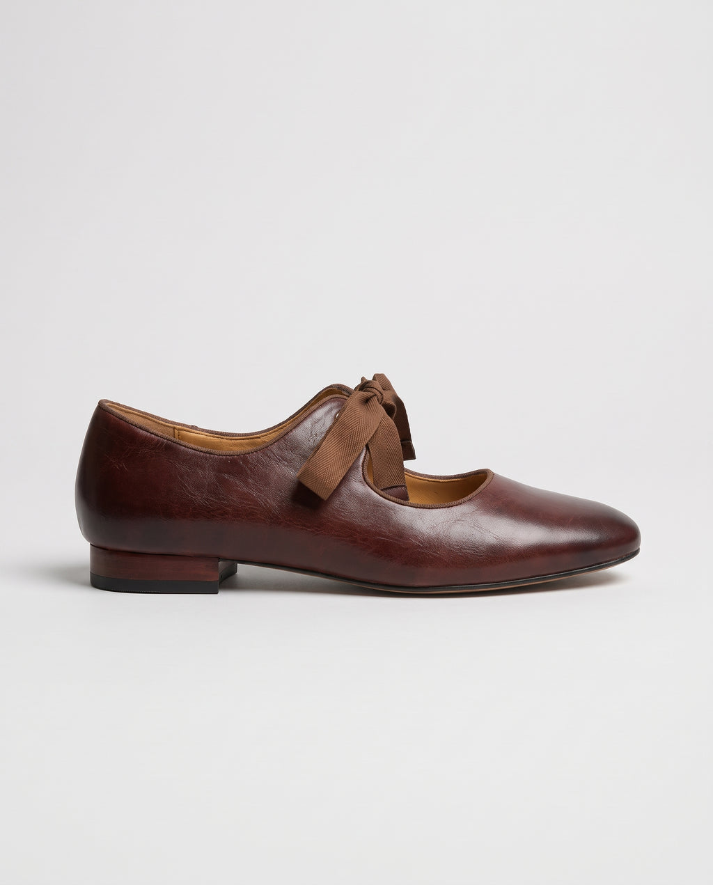 Constance | Women's Leather Ankle Boots Chunky-Heel Round-Toe Booties