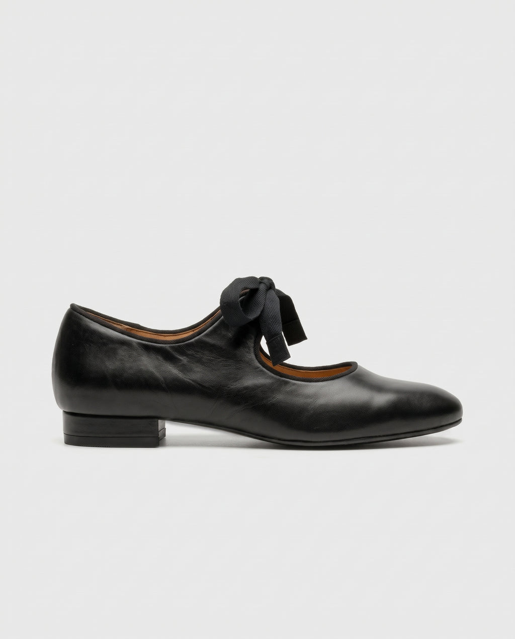 Constance | Women's Leather Ankle Boots Chunky-Heel Round-Toe Booties