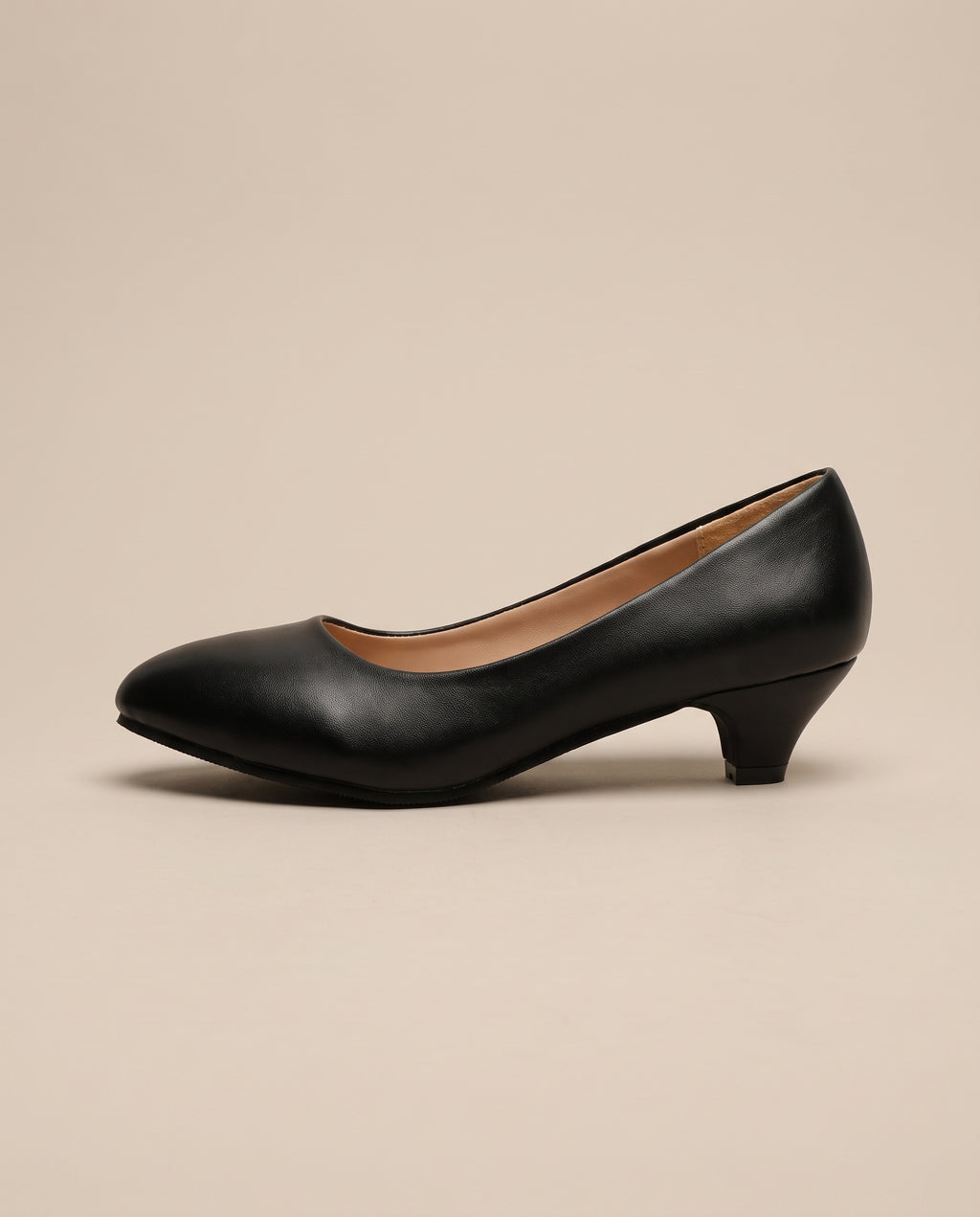 Aveline | Women's Low Heel Court Shoes Round-Toe Work Shoes