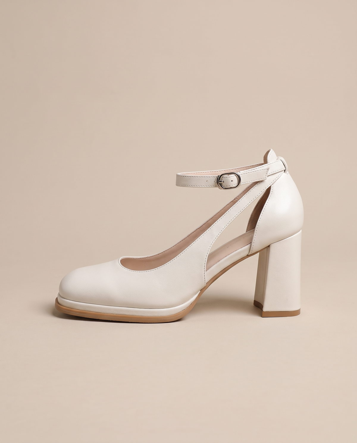 Mirabelle | Women's Faux Leather Mary Janes Low-Heel Strap Shoes