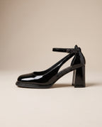 Mirabelle | Women's Faux Leather Mary Janes Low-Heel Strap Shoes
