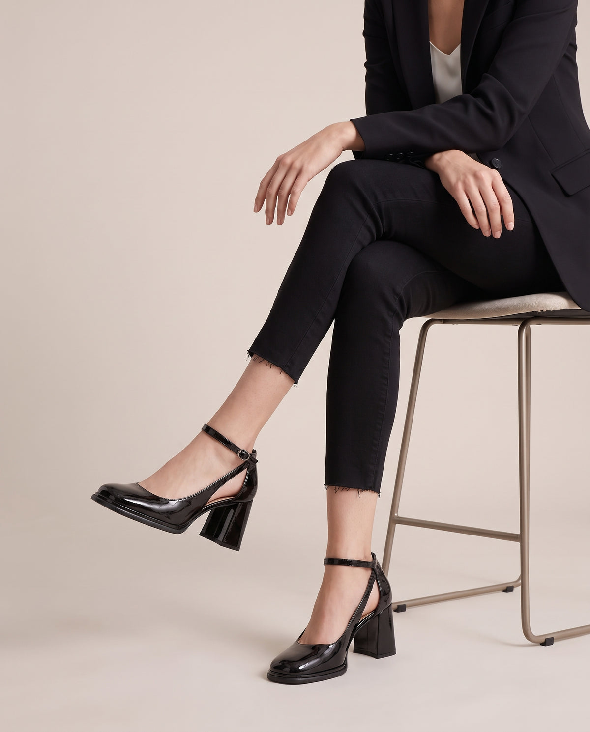 Mirabelle | Women's Faux Leather Mary Janes Low-Heel Strap Shoes