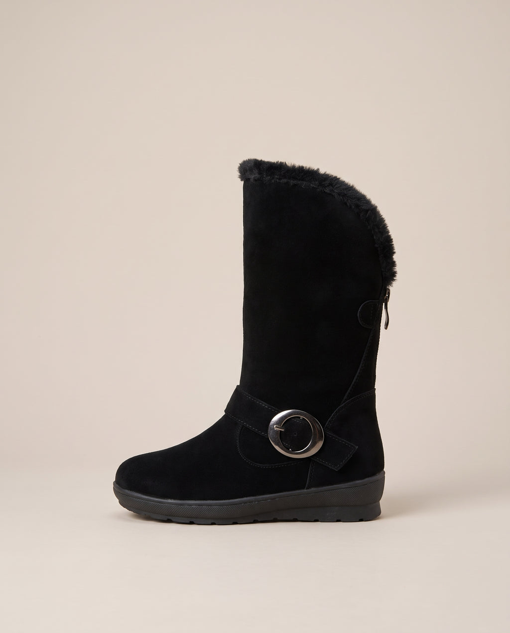 Séraphine | Women's Platform Snow Boots Faux Fur Lined Pull-On Boots