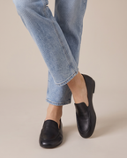 Mirabelle | Women's Faux Leather Loafers Retro Round-Toe Slip-On Shoes