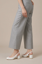 Ondine | Women's Bow-Detail Mary Jane Shoes – Round Toe, Block Heel, Elastic Slip-On Pumps