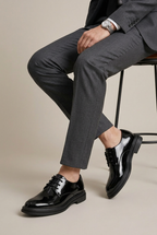 Ombre | Pointed Toe Leather Shoes Sleek Black Formal Slip-On Lightweight