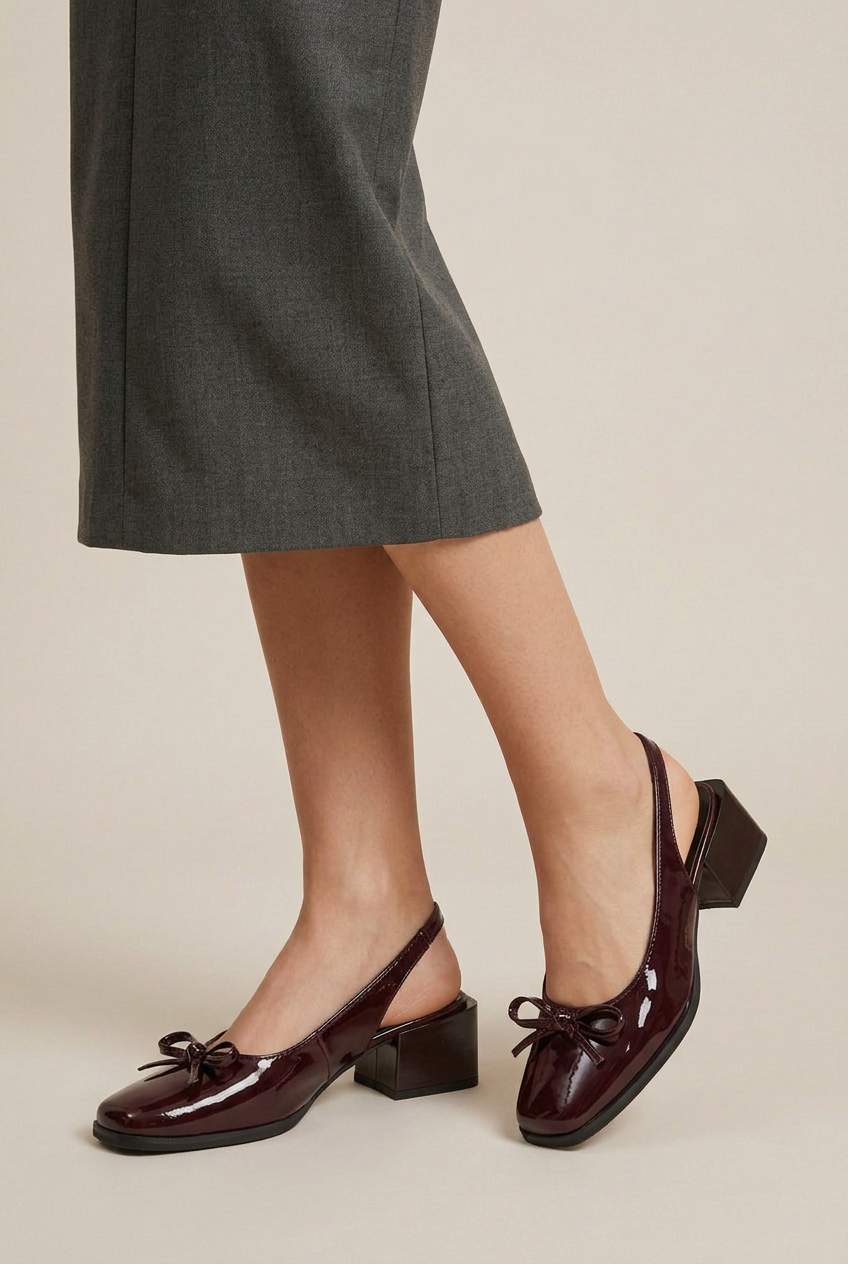 Ondine | Square Toe Mary Jane Sandals Women French Retro Thick Heel