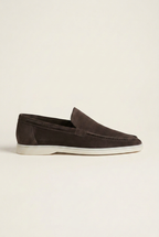Repere | Men's Suede Driving Loafers Slip-On Flats Casual Moccasin Shoes