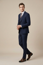 Bastion | Men's Leather Lace-Up Shoes Brown Business-Casual Pointed-Toe British Dress Shoes