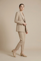 Ondine | Women's Mary Jane Shoes Square-Toe 5cm Block-Heel Buckle-Strap Leather Heels