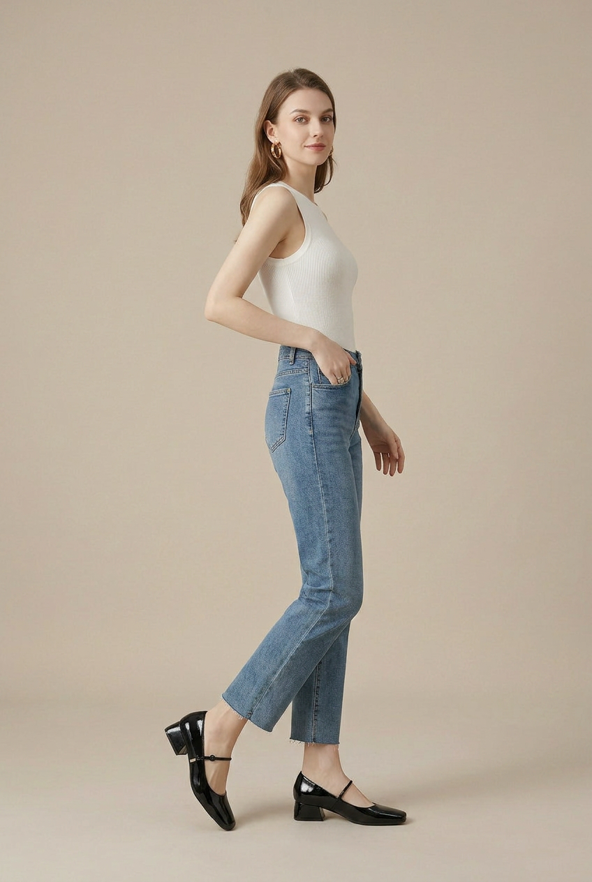 Margaux | Square Toe Mary Jane Shoes Women Patent Leather Low Block Heel