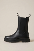 Women's Retro Mid-Calf PU Boots - Classic Round Toe Slip-On Martin Style Halloway Reed