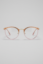 Lumen | Retro Blue Light Glasses Round Frame Metal Rivet Unisex Lightweight