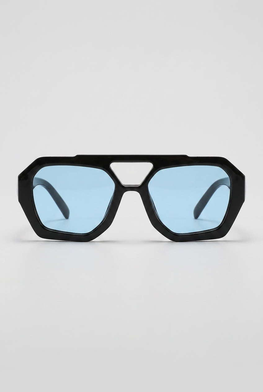 Vantage | Double Beam Sunglasses Irregular Polygon UV400 Lightweight PC Frame