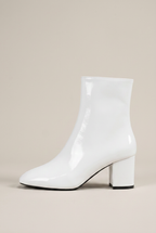 Ondine | High Heel Mid-Calf Boots Square Toe Thick Heel Ankle Boots