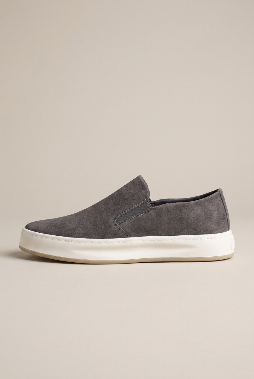 Repere | Men's Casual Slip-On Loafers Round Toe Breathable Flat Comfort