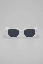 Noir | Frameless Square Sunglasses Rimless Lightweight UV400 Category 4 Lens