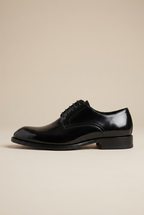 Bastion | Square Toe Leather Shoes Vintage Wood Grain Handcrafted Lightweight