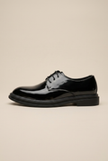 Ombre | Pointed Toe Leather Shoes Sleek Black Formal Slip-On Lightweight