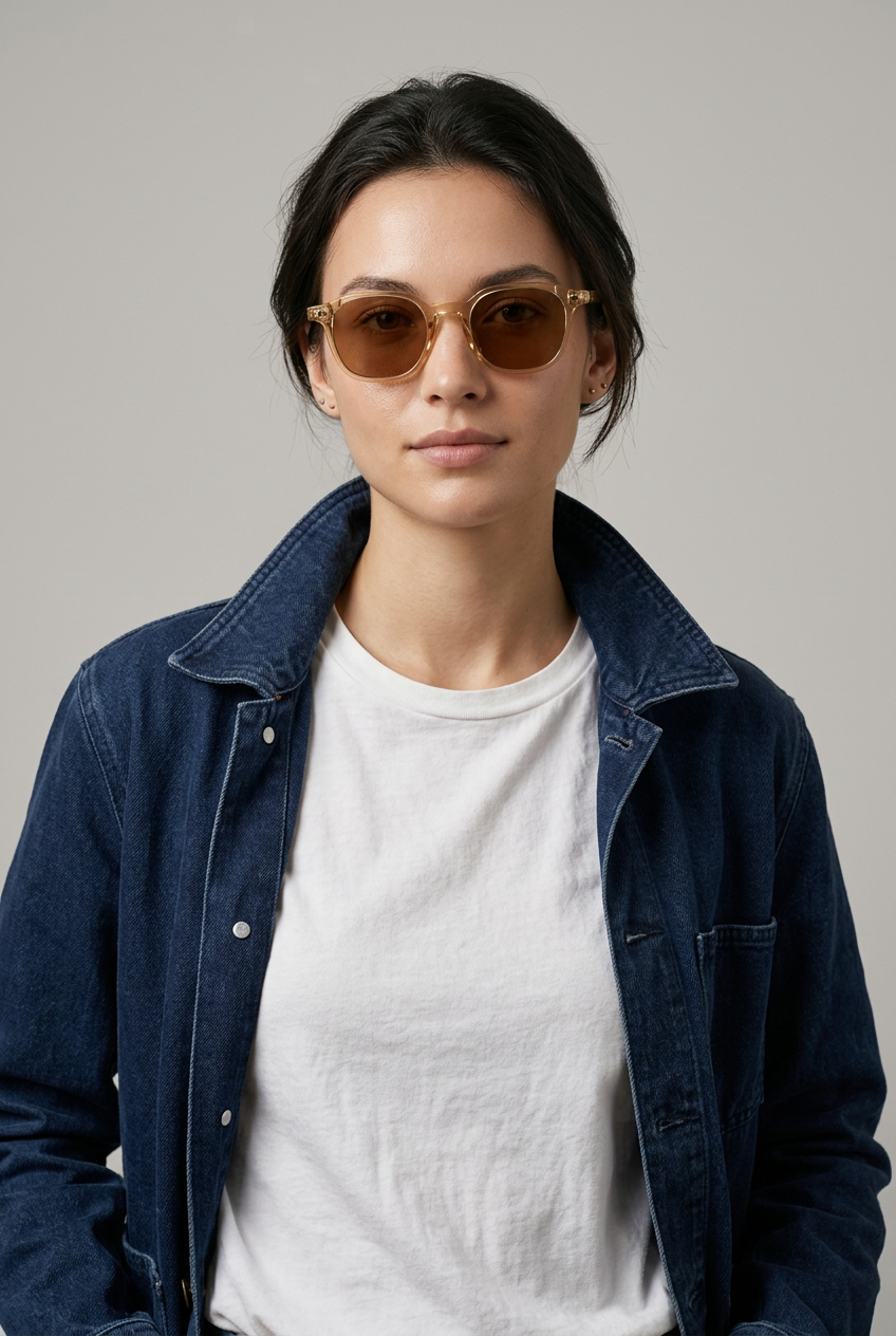 Vantage | Polygon Sunglasses TR90 Metal Frame UV400 Lightweight Full Frame
