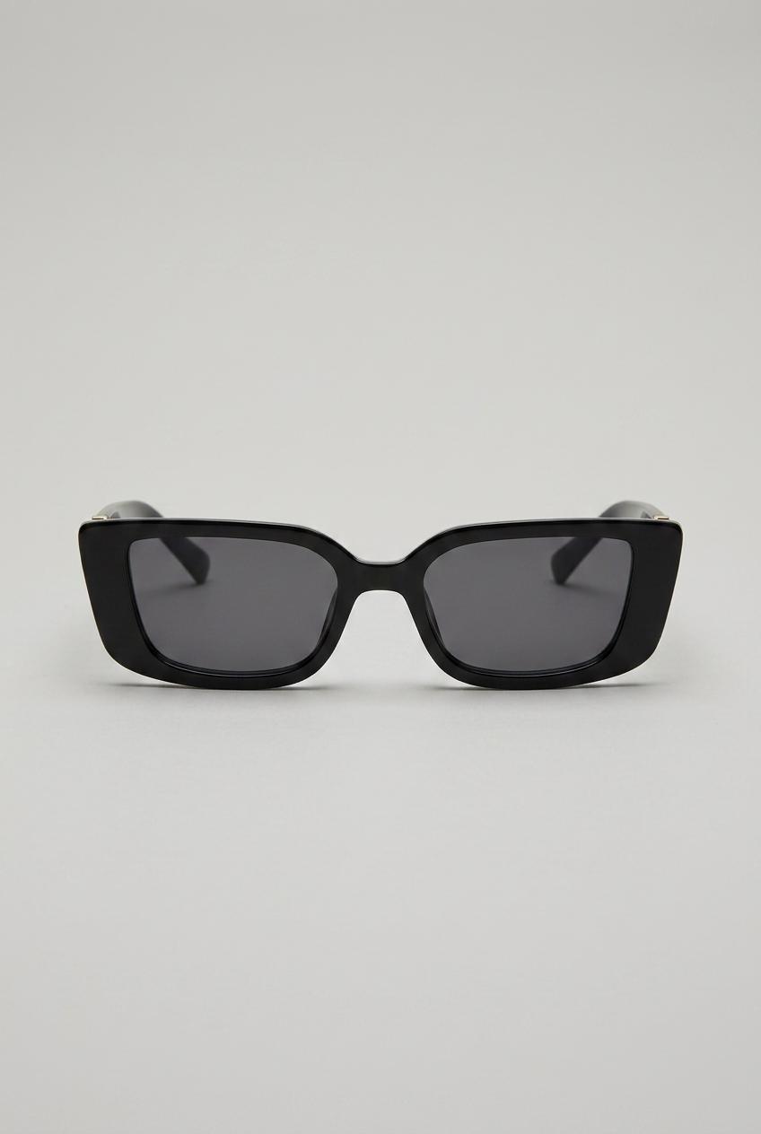 Noir | Frameless Square Sunglasses Rimless Lightweight UV400 Category 4 Lens