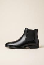 Ombre | Men's Classic Chelsea Boots Winter Leather Ankle Boots Slip-On