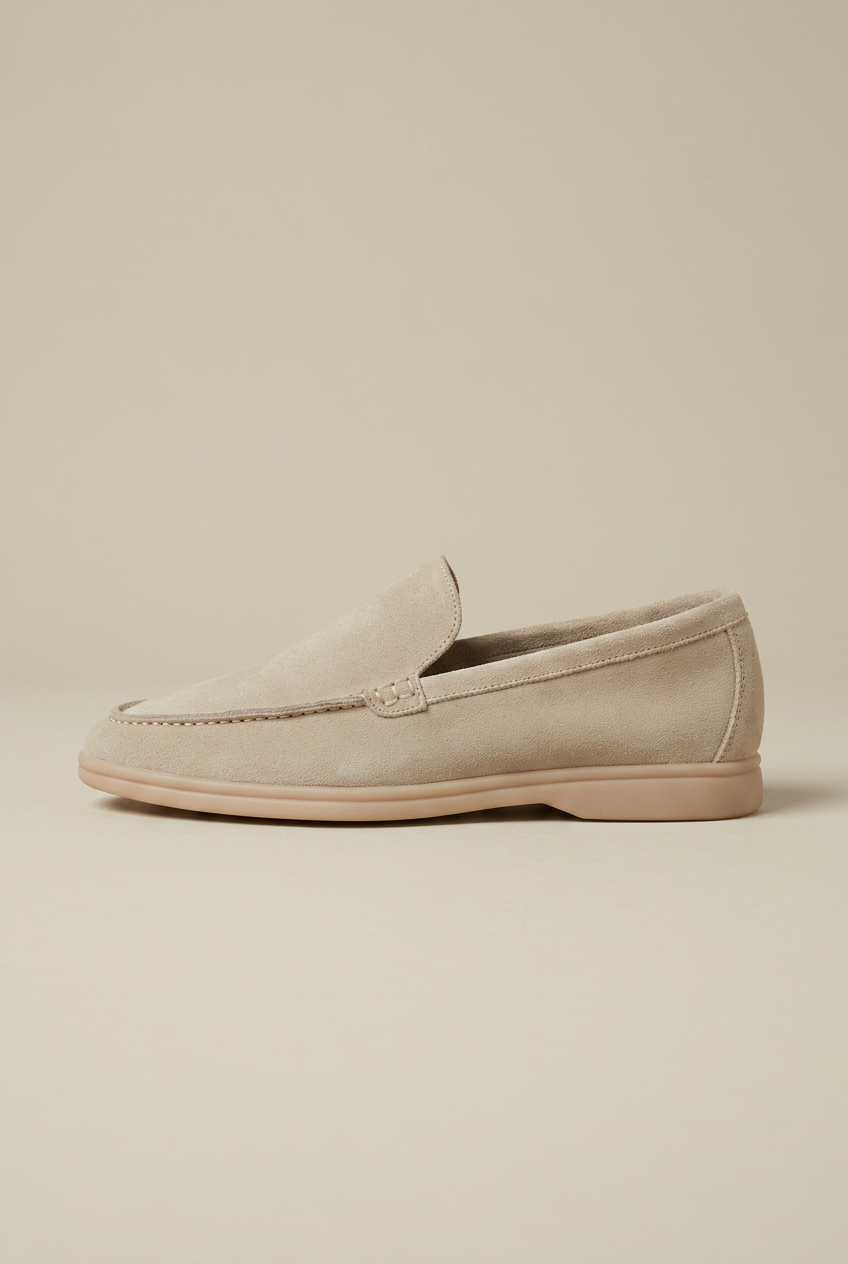 Apollo | Genuine Leather Loafers Slip-On Round Toe Height Increase Anti-Slip