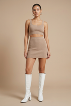Ondine | High Heel Below-Knee Boots Square Toe Thick Heel Tall Boots